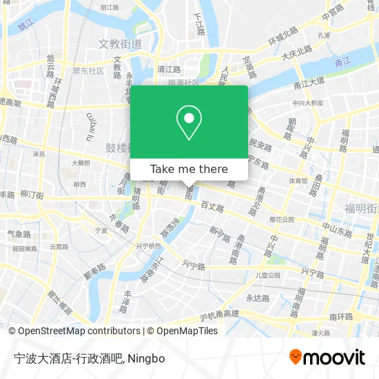宁波大酒店-行政酒吧 map
