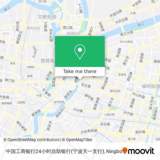 中国工商银行24小时自助银行(宁波天一支行) map