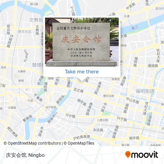 庆安会馆 map