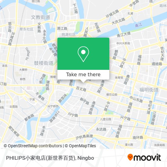 PHILIPS小家电店(新世界百货) map