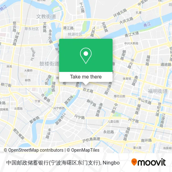 中国邮政储蓄银行(宁波海曙区东门支行) map