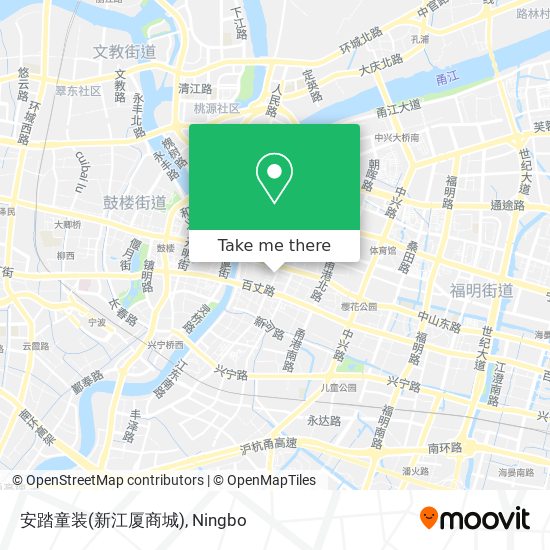 安踏童装(新江厦商城) map