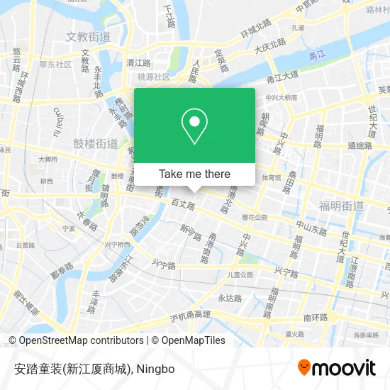 安踏童装(新江厦商城) map