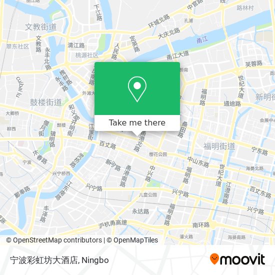 宁波彩虹坊大酒店 map