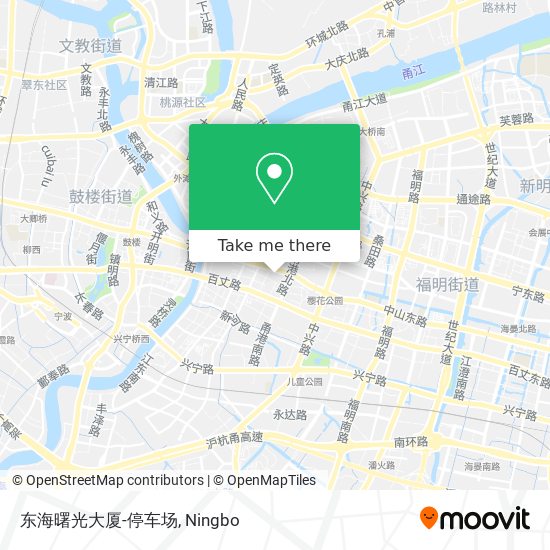 东海曙光大厦-停车场 map