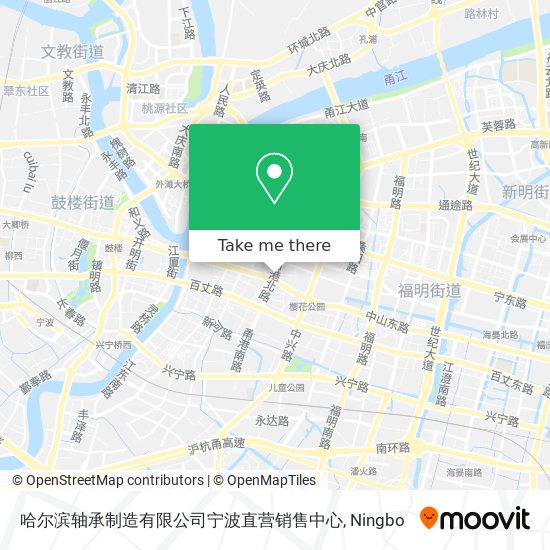 哈尔滨轴承制造有限公司宁波直营销售中心 map