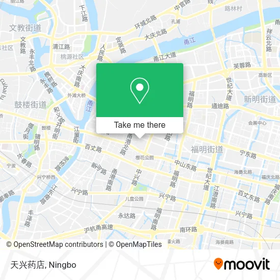 天兴药店 map
