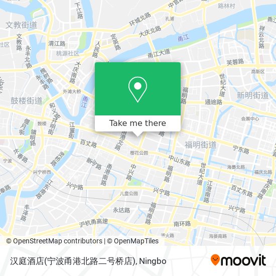 汉庭酒店(宁波甬港北路二号桥店) map