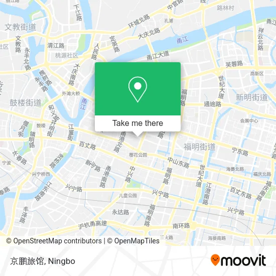 京鹏旅馆 map