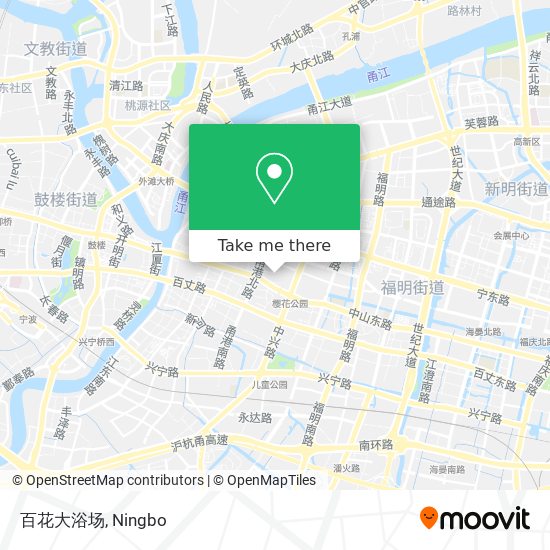 百花大浴场 map