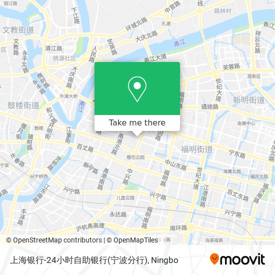 上海银行-24小时自助银行(宁波分行) map
