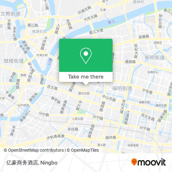 亿豪商务酒店 map