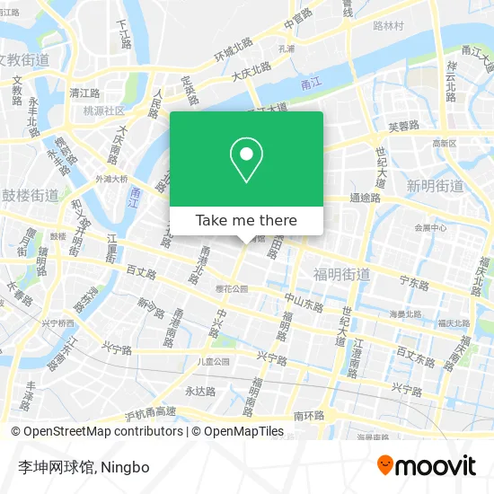 李坤网球馆 map