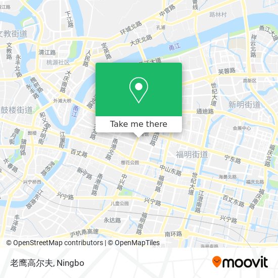 老鹰高尔夫 map