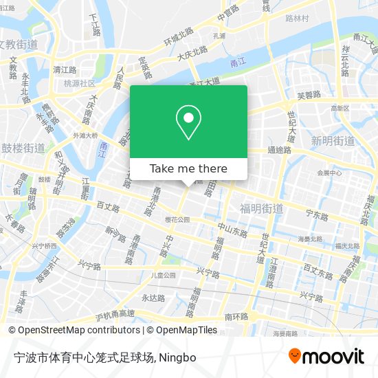 宁波市体育中心笼式足球场 map