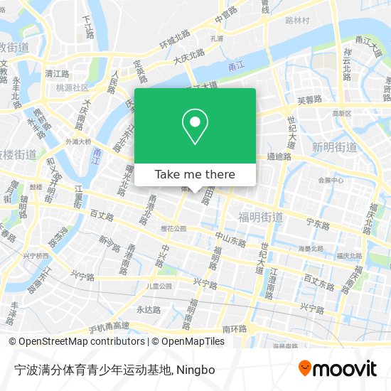 宁波满分体育青少年运动基地 map