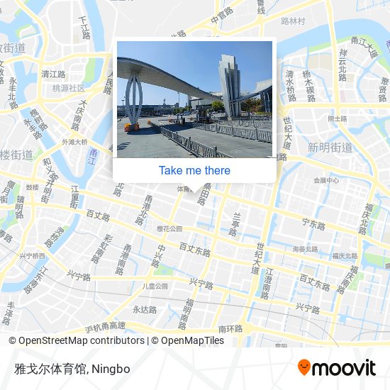 雅戈尔体育馆 map