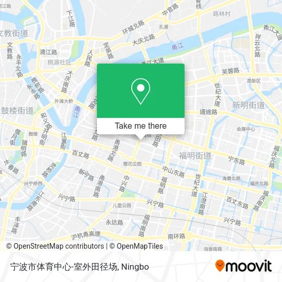 宁波市体育中心-室外田径场 map
