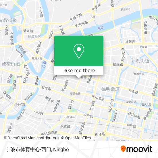 宁波市体育中心-西门 map