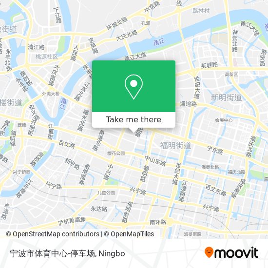 宁波市体育中心-停车场 map