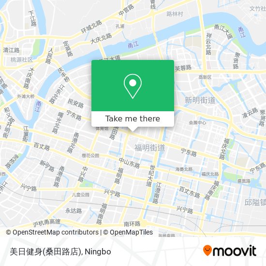 美日健身(桑田路店) map
