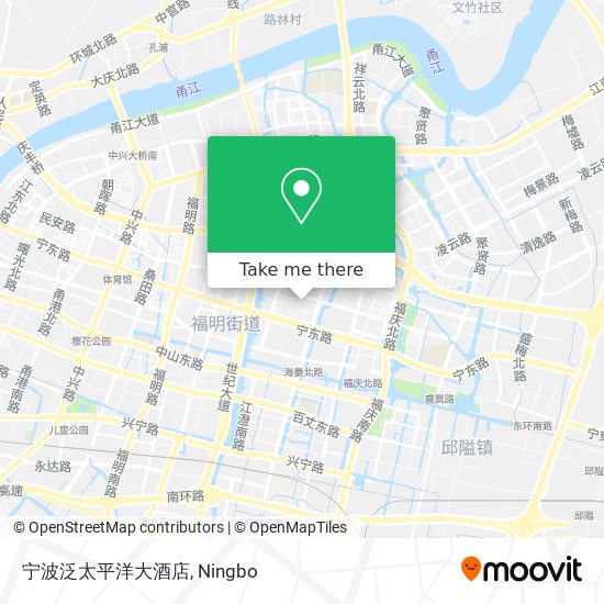 宁波泛太平洋大酒店 map