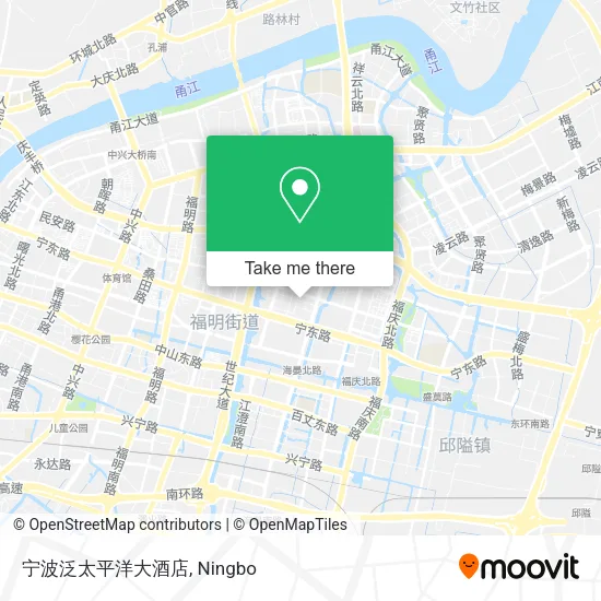 宁波泛太平洋大酒店 map