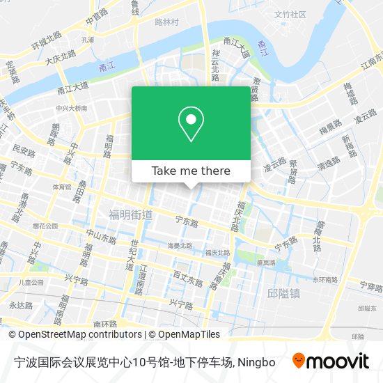 宁波国际会议展览中心10号馆-地下停车场 map