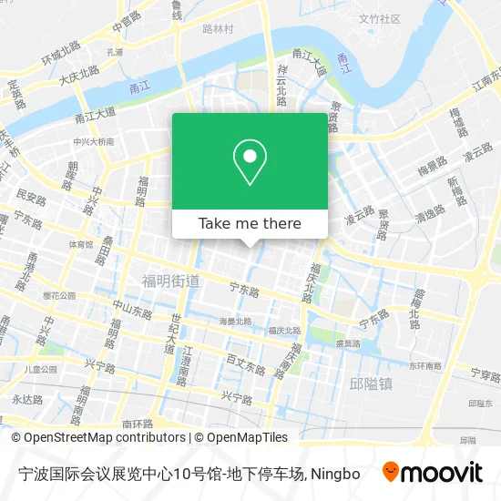 宁波国际会议展览中心10号馆-地下停车场 map