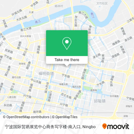 宁波国际贸易展览中心商务写字楼-南入口 map