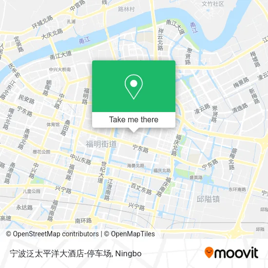 宁波泛太平洋大酒店-停车场 map