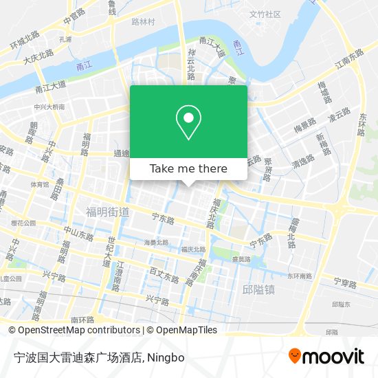 宁波国大雷迪森广场酒店 map