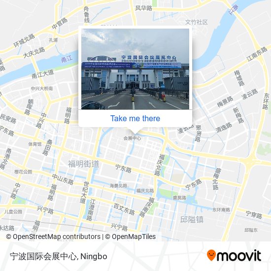 宁波国际会展中心 map