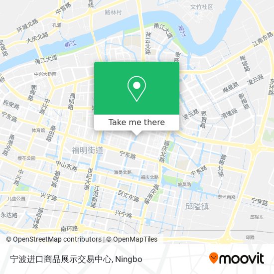 宁波进口商品展示交易中心 map