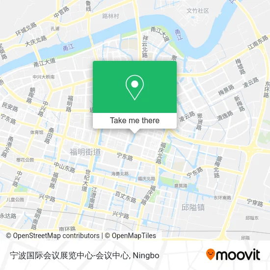 宁波国际会议展览中心-会议中心 map