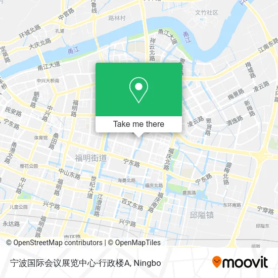 宁波国际会议展览中心-行政楼A map