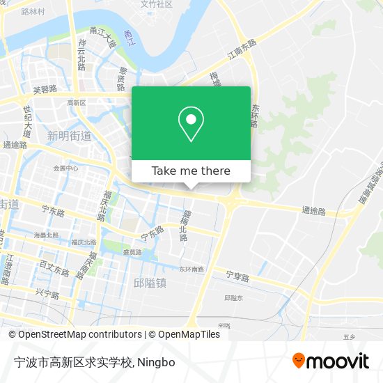 宁波市高新区求实学校 map