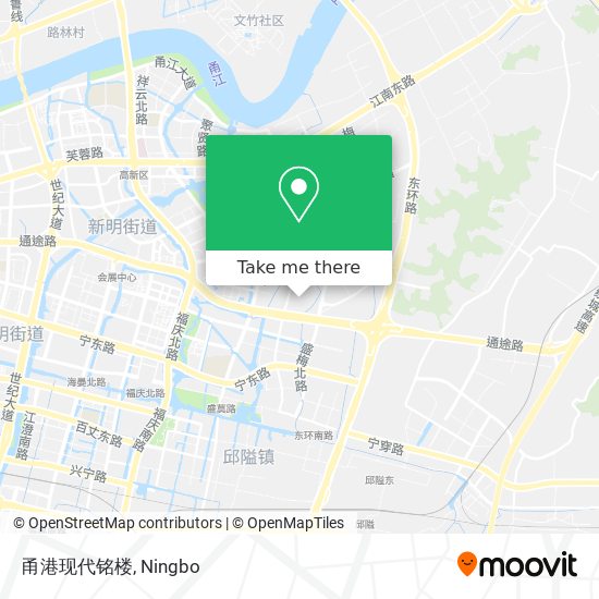 甬港现代铭楼 map