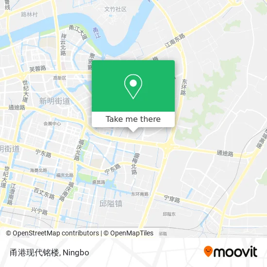 甬港现代铭楼 map