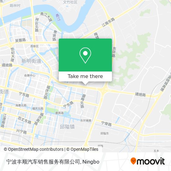 宁波丰顺汽车销售服务有限公司 map