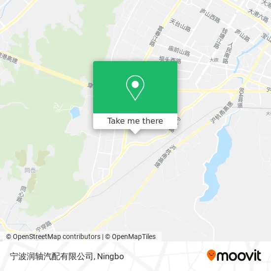 宁波润轴汽配有限公司 map