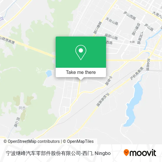 宁波继峰汽车零部件股份有限公司-西门 map
