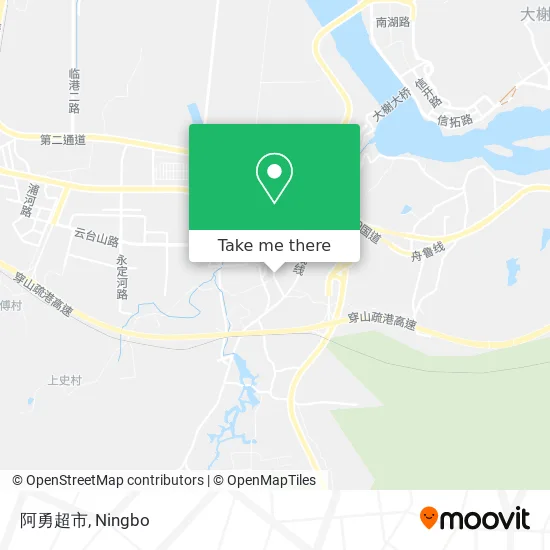 阿勇超市 map