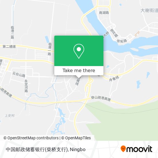 中国邮政储蓄银行(柴桥支行) map