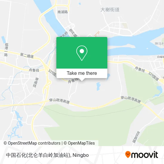 中国石化(北仑羊白岭加油站) map