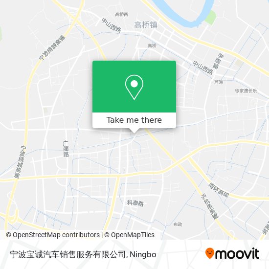 宁波宝诚汽车销售服务有限公司 map