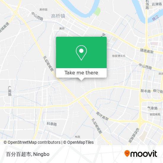 百分百超市 map