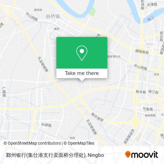 鄞州银行(集仕港支行卖面桥分理处) map