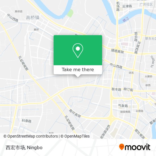 西宏市场 map