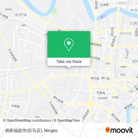 易家福超市(后马店) map